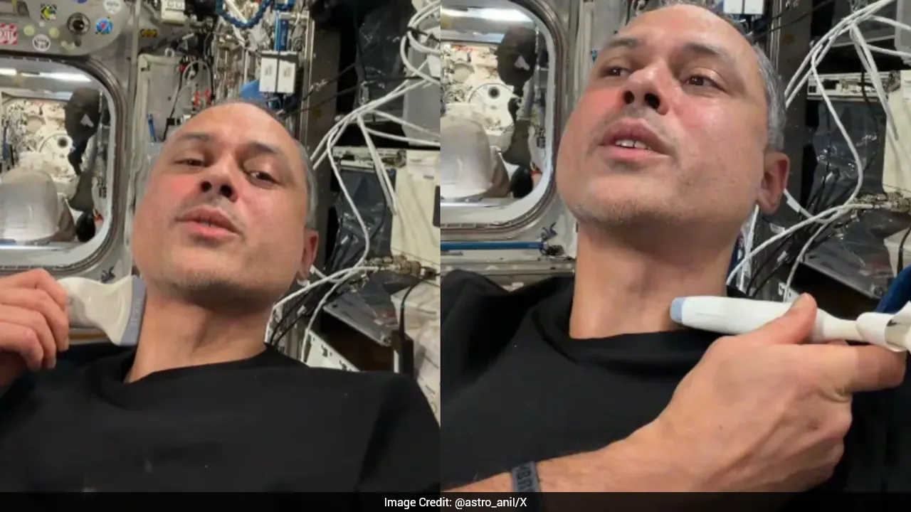 Astronaut Anil Menon Shows How Health Checkups Are Conducted In Space