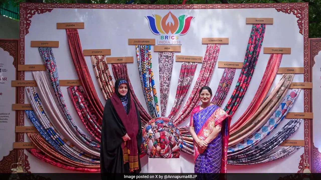 Iranian President's Daughter Visits PM Museum, BRICS Bazaar In Delhi