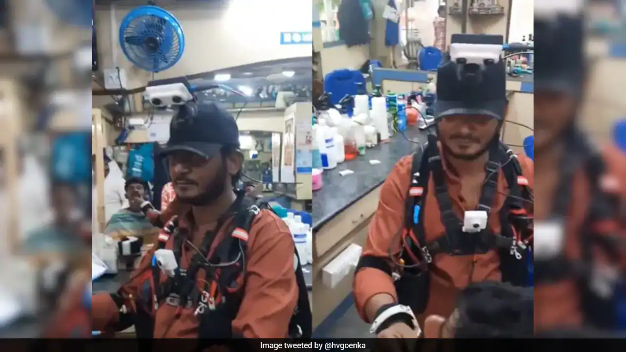 "Even Barbers' Jobs May Be At Risk": Harsh Goenka Shares Video Of AI Learning To Shave