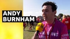 'I loved it' - Andy Burnham completes Great North Run