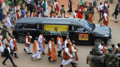 Uganda's King Oyo buried amid calls for unity over his successor